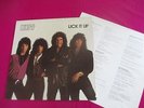 KISS Lp + insert- Lick It Up, orig. New Zealand 