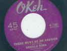 Northern - Gerald Sims - Cool Breeze / There Must Be An Answer - OKEH