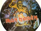 1983 US ORIGINAL IRON MAIDEN PIECE OF MIND VINYL LP PICTURE PIC DISC SEAX 12306