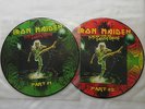 IRON MAIDEN Scream for me Saint Etienne(LIVE France) set of 2 Picture Discs MINT