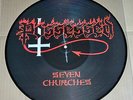 POSSESSED Seven Churches - RARE PICTURE DISC LP - Century 66049-1, 2001 - EX