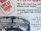 The Who  Live at Leeds Israel Hebrew 1st pressing Excellent condition Rare