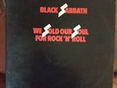 Black Sabbath We Sold Our Soul For Rock And Roll 1976 Vinyl LP Heavy Metal