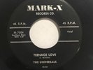 The Universals - Teenage Love * Mark-X Doo Wop 45 NM