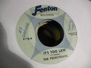 PEDESTRIANS KILLER MICHIGAN GARAGE 45 FENTON 2116 IT'S TOO LATE LISTEN