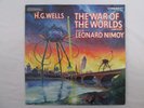 H.G. WELLS WAR OF THE WORLDS READ BY LEONARD NIMOY 1976 RARE LP Star Trek