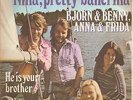rare frence BJORN & BENNY , ANNA & FRIDA (ABBA) nina , pretty ballerina