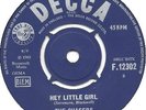 The Chasers Decca F12302 Hey Little Girl Top VG Copy R&B