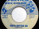 RODD KEITH & SUZIE SMITH 45 You'd Better Let Go / Jamie FOLK Rock 1966 m440