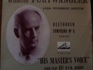 RARE ED1 FURTWÄNGLER BEETHOVEN 3 VSM HMV ALP 1060 UK