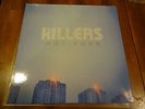 The Killers Hot Fuss LP blue colored vinyl record AMAZING SHAPE 2009 reissue