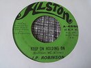JP Robinson 45 Hot Love/Keep on Holding On Alston 4590 Funk Crossover Soul