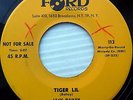 JACK BAILEY & the NATURALS Tiger Lil / Your Magic Touch 1962 Teen Rocker 45 m397