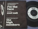 HIGH NUMBERS I'm The Face / Zoot Suit PIC SLEEVE REISSUE Who MOD FREAKBEAT 1960s