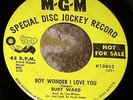 1966 PROMO Pop Rock 45 - BURT WARD / FRANK ZAPPA 