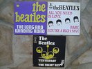 TROIS SP THE BEATLES -YESTERDAY-THE LONGAND WINDING ROAD- ALL YOU NEED IS LOVE