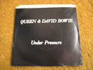 Queen & David Bowie/ Under Pressure/ Elektra/ Canada/ Promo/ Picture Sleeve
