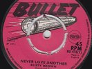 Busty BROWN never love another 45 rare SKA rocksteady SKINHEAD REGGAE mod HEAR ?