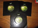 THE BEATLES X 3 APPLE SINGLES ALL IN EXCELLENT CONDITION