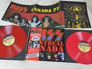 KISS MONTREAL CANADA 1977 LP ALBUM RED VINYL LIMITED OF100 OBI POSTER RARE MINT