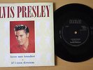 EX/EX   ELVIS PRESLEY - IF I CAN DREAM  b/w LOVE ME TENDER 7