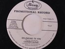 CARMEN MCRAE: Belonging To You / It's So Much Fun 45 (dj) rare Soul