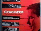 ELMER BERNSTEIN STACCATO ULTRA-RARE '60 TV SOUNDTRACK ORIG CAPITOL STEREO LP NM