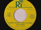 CINDERS: Good Lovin's Hard To Find / Poison Ivy 45 (dj, w/ John David Souther,