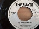 BARBARA LYNN..YOU CAN'T BUY MY LOVE  UK FIRST ISSUE IMMEDIATE IM 011