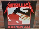 METALLICA - Kill 'Em All Import 150 Gram BLACK VINYL New & Sealed  OOP