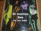 DAVID BOWIE TIN MACHINE LIVE OY VEY BABY RARE LP LONDON 828328-1 DUTCH PRESSING