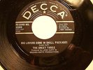 Monster Rare Northern Soul 45 Sweet Three Big Lovers..Small Packages NM Hear
