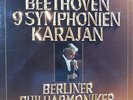 Beethoven 9 Symphonien Karajan Berliner Philharmoniker 8 LP's