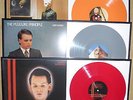 Gary Numan vinyl FRAMED. Replicas orange. Pleasure Principle grey. Telekon red.