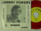 Johnny Powers-Stan.Getz+Tom Cats 45 w/ps ROCK ROCK / LONG BLOND HAIR VG++red wax