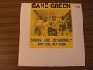 GANG GREEN: Drunk and Disorderly 10'' Blue Vinyl |  1986 Deluxe DX1003