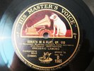 2x 78rpm FREDERIC LAMOND Piano - BEETHOVEN SONATA Op.110 - HIS MASTER'S VOICE