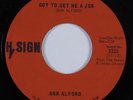 Funk/Deep Soul 45 ANN ALFORD Got To Get Me A Job HY SIGN NM/VG++ HEAR