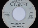 70s Soul 45 EARL WHITE JR. Very Special Girl CYGNET HEAR
