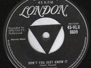 The Titans DOO WOP 45 (London UK PRESSED 8609) Don't You Just Know it/Can it Be