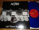 AC / DC  let there be rock  LP  BLUE VINYL
