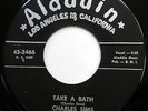 CHARLES SIMS 45 Take A Bath / You're Gonna Need Me.. R&B Rocker ALADDIN w5906