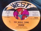 Rare 1972 Monster Fuzz Psych Funk 45 Dude The Whole Thing EX HEAR