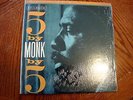 THELONIOUS MONK QUINTET 5 BY MONK 1959  STEREO PRESSING IN SHRINK RIVERSIDE VG+