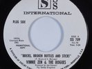 Northern Soul 45 VINNIE ZEN & ROGUES Bricks, Broken Bottles & Sticks VG++ HEAR