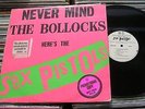 SEX PISTOLS lp promo white label, hype _ Bollocks _ US WB, inner