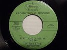 Anthony & The Sophomores - Play Those Oldies Mr. Dee Jay M- 1963  Original PROMO