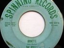The IDYLLS 45 Annette / Love Me Again SPINNING label DOO WOP m563