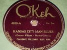 78rpm Jazz Okeh 4925 - CLARENCE WILLIAMS' BLUE FIVE - Kansas City Man Blues