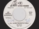 45 RPM Jimi Hendrix Experience REPRISE DJ All Along The Watchtower PROMO